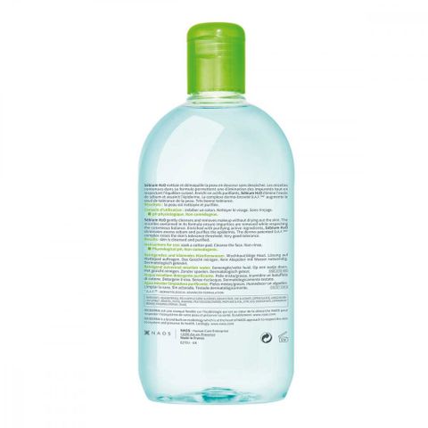  Nước tẩy trang Bioderma Sebium H2O, 500ml 