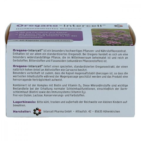  Viên nang uống Oregano-Intercell®, 60 viên 