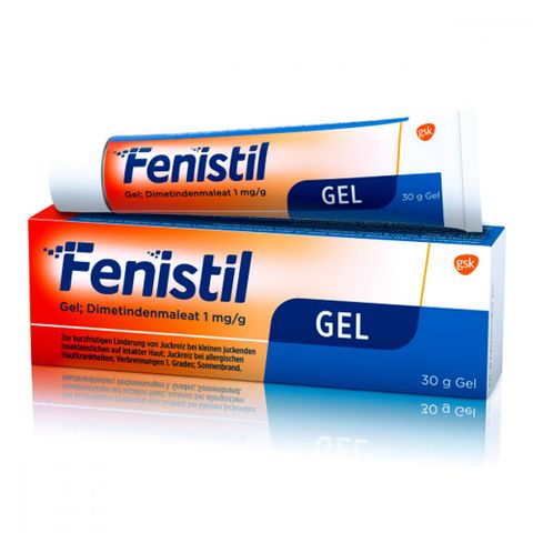  Gel trị ngứa Fenistil Dimetinden maleate 1 mg/g, tuýp 30g 