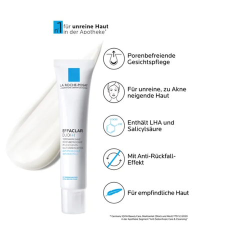  Kem dưỡng La Roche Posay EFFACLAR DUO(+) cho da dầu mụn, 40ml 