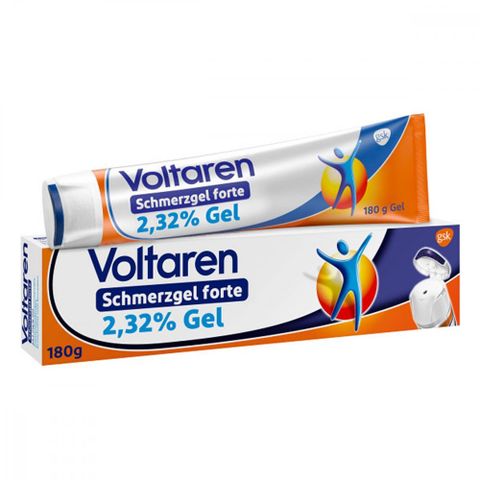  Gel giảm đau Voltaren forte 23,2 mg/g với diclofenac, 180g 