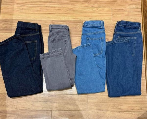  Quần Jeans ống đứng 