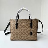  Túi Coach Mollie tote 25 in signature canvas 