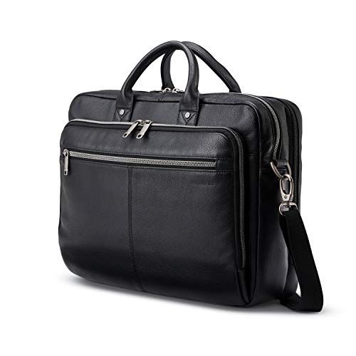  Cặp laptop Samsonite Classic Leather Toploader Briefcase Black 