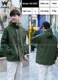 Áo Khoác Gió Lót Lông Unisex Form Rộng Mũ Liền - AVGL