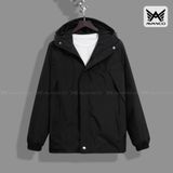Áo Khoác Gió Lót Lông Unisex Form Rộng Mũ Liền - AVGL
