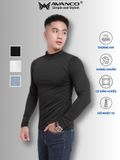 Áo giữ nhiệt nam dài tay lót nỉ - AGN