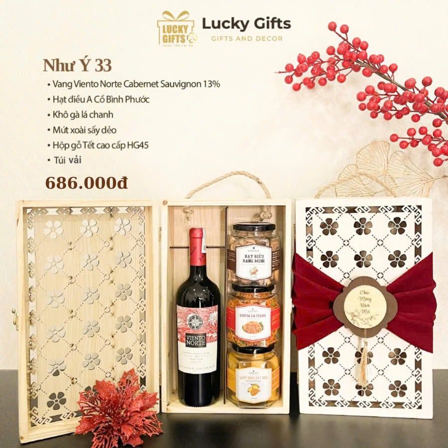 Hộp quà Tết Như Ý 33 – Quà Tết đẳng cấp cho sếp, đối tác quan trọng | LuckyGifts