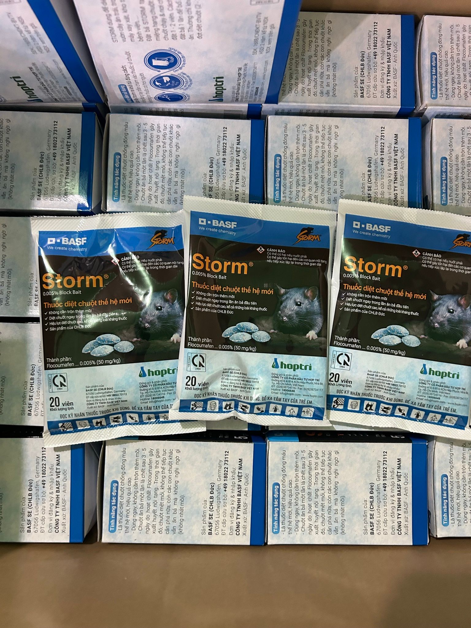 Thuốc diệt chuột Storm gói 20 Viên