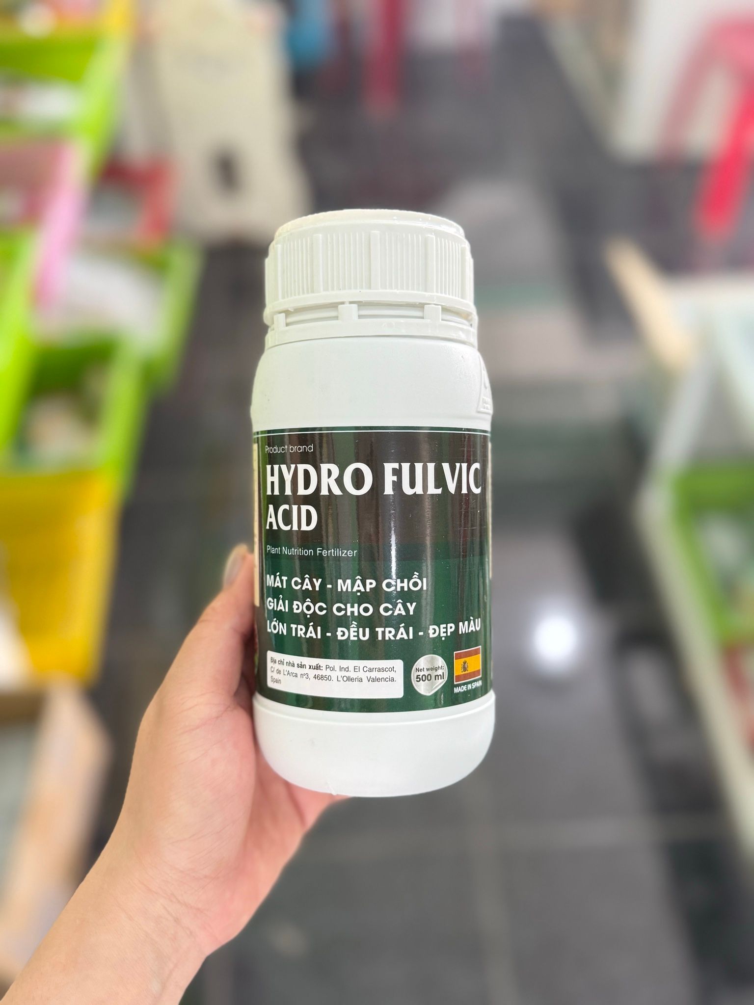 HYDRO FULVIC ACID nhập khẩu mát cây -mập chồi- lớn trái-nặng ký