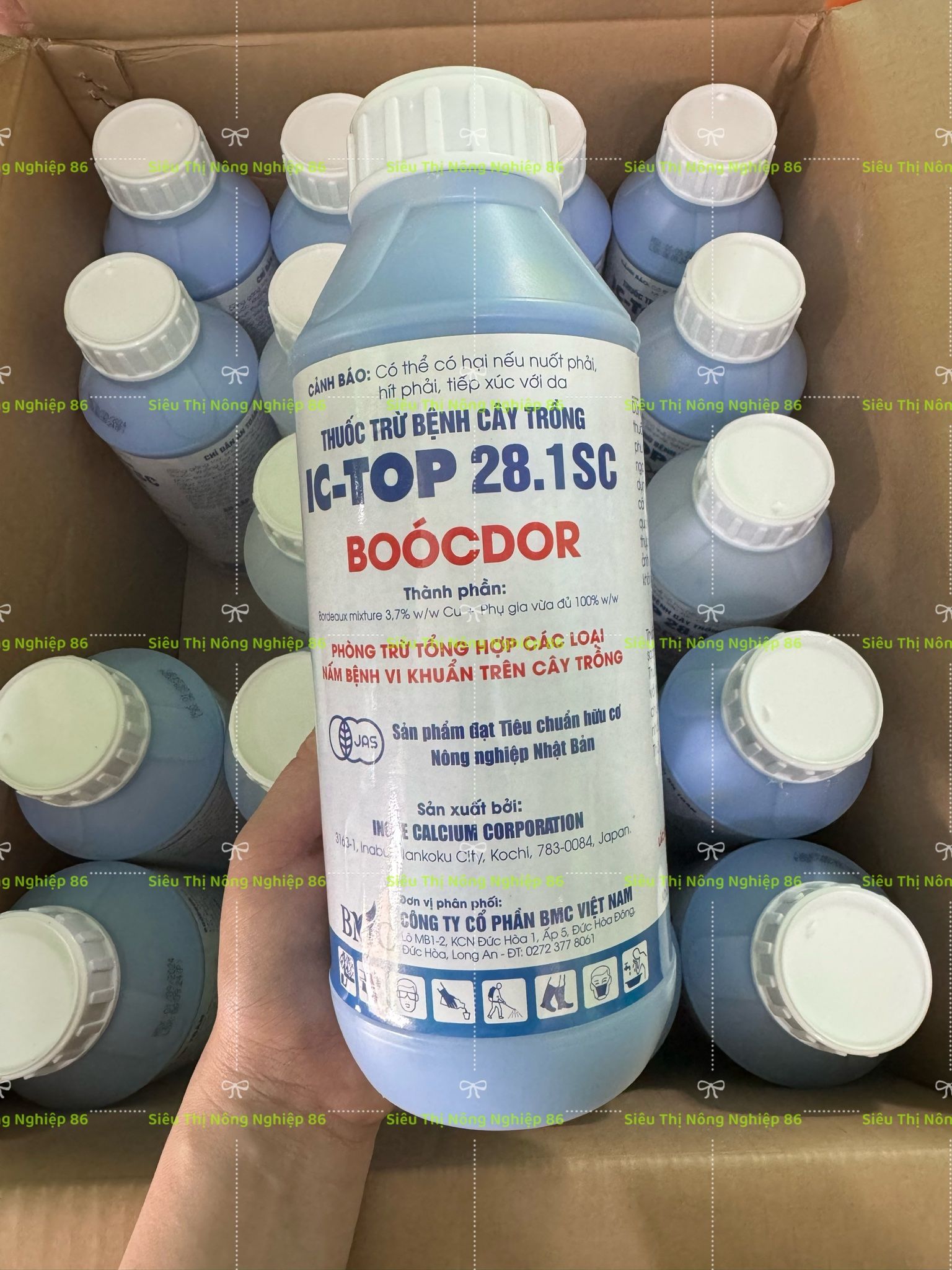Thuốc trừ bệnh gốc đồng của Nhật IC TOP 28.1SC 1kg