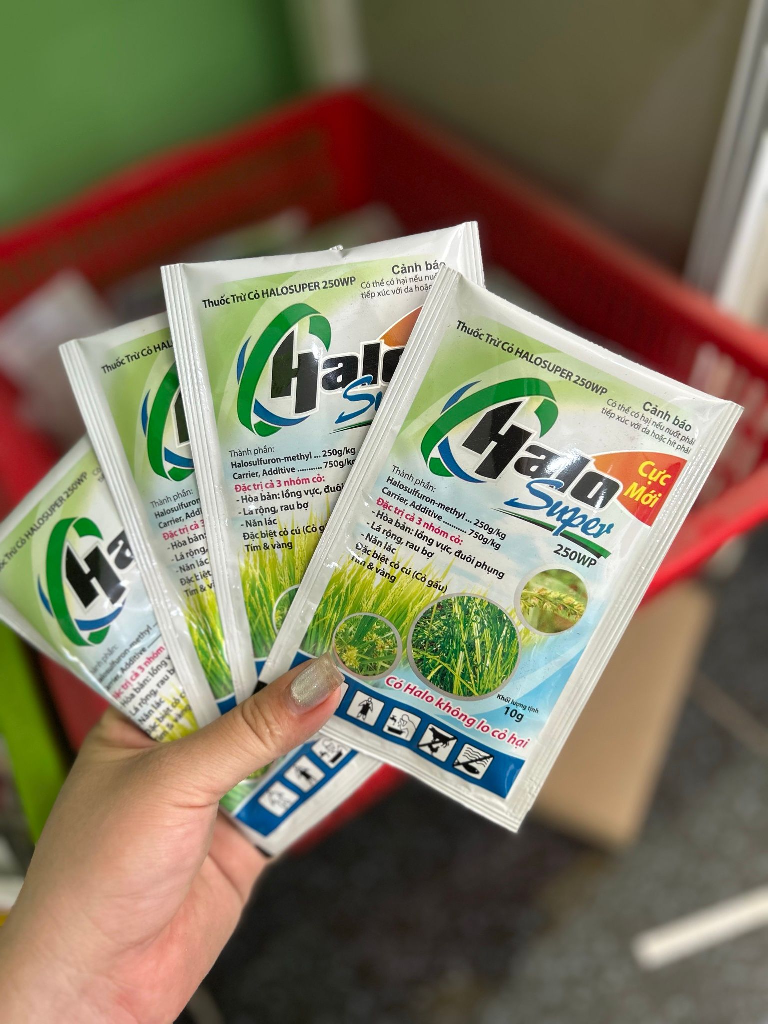 Thuốc trừ cỏ Halo super 250wp (gói 10g)