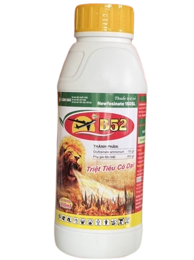 TRỪ CỎ B52 ,Trừ Cỏ Sinh Học NEWFOSINATE 150SL , CỎ B52 Triệt Tiêu Cỏ Dại, Mần Trầu, Rau Trai, Cỏ Chỉ