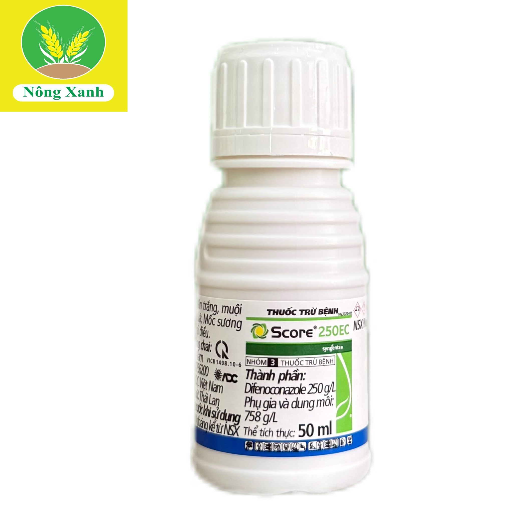 SCORE 250EC ĐẶC TRỊ Bệnh phấn trắng, muội đen, đốm nâu trên cây trên hoa lan, Thán thư điều