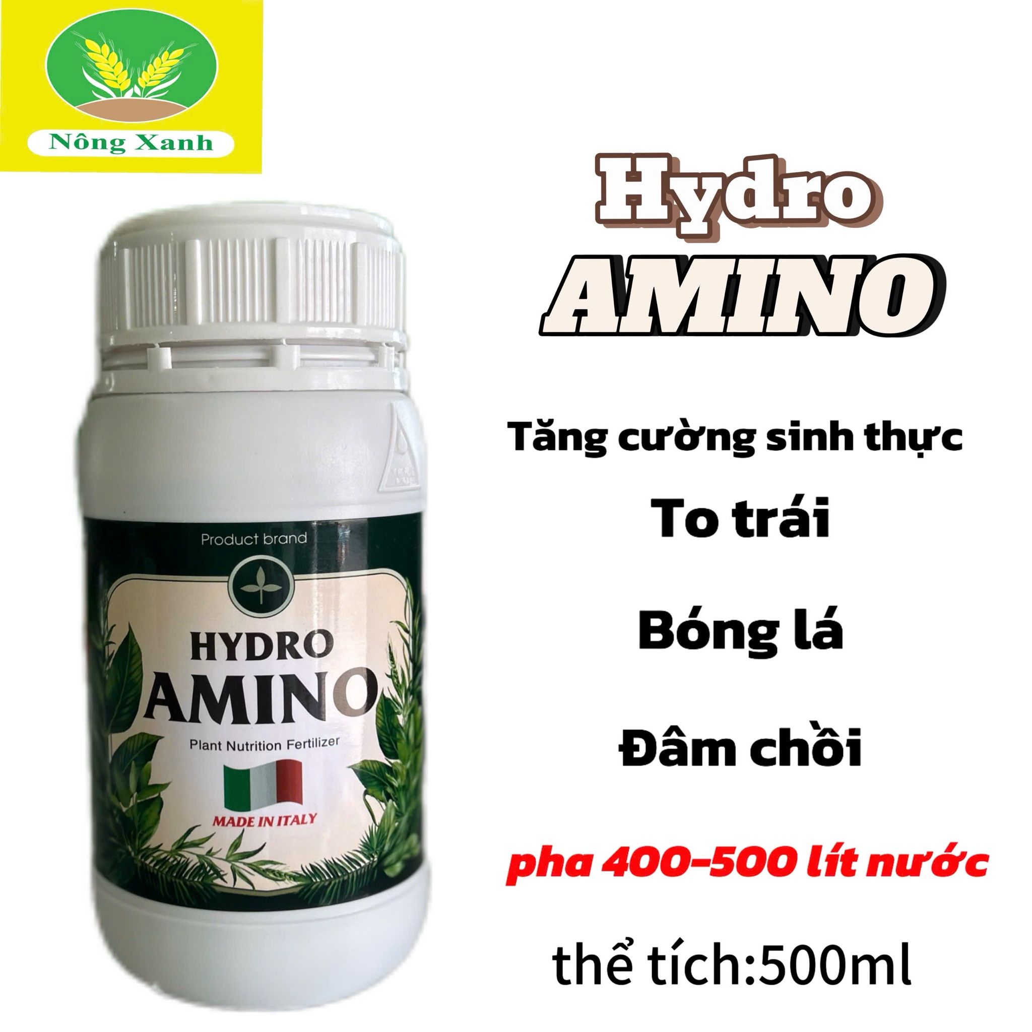 Hydro AMINO nhập khẩu ITALY giúp to trái bóng lá đâm chồi