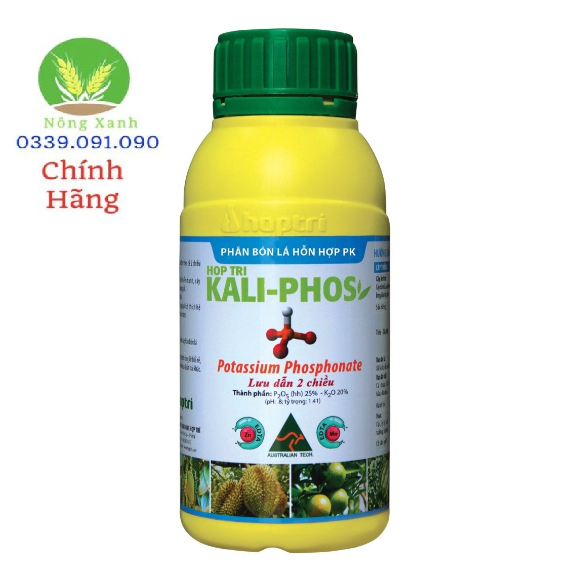 Hợp Trí Kali-Phos 500ml Phân bón lá hỗ trợ phòng bệnh cho cây trồng
