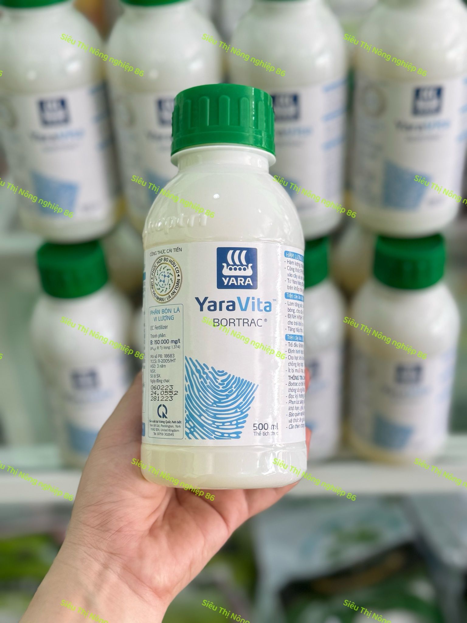 BOTRAC PHÂN BÓN LÁ CHỐNG RỤNG HOA RỤNG TRÁI NON CHO CÂY 500ml - BO 500ML