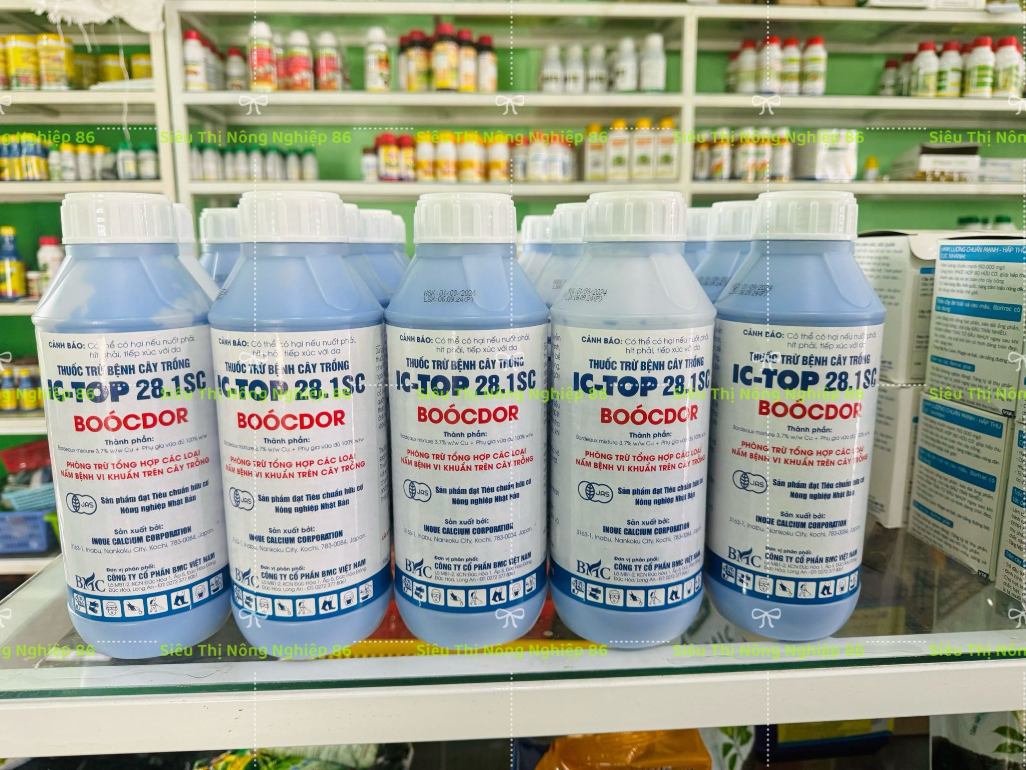 Thuốc trừ bệnh gốc đồng của Nhật IC TOP 28.1SC 1kg