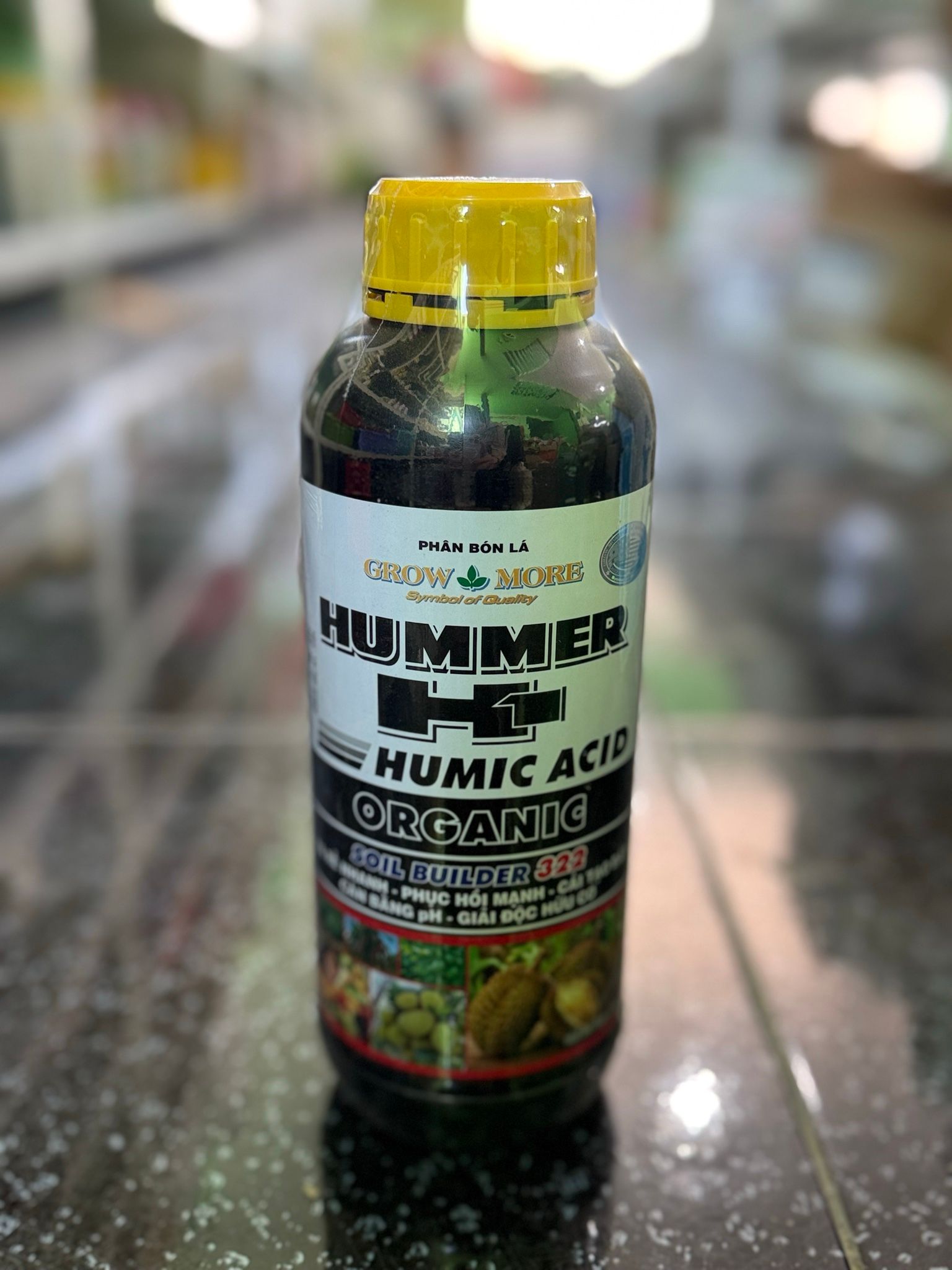 Phân bón Growmore HUMER H1 Humic 322 tốt cho mọi cây trồng chai 1 lít