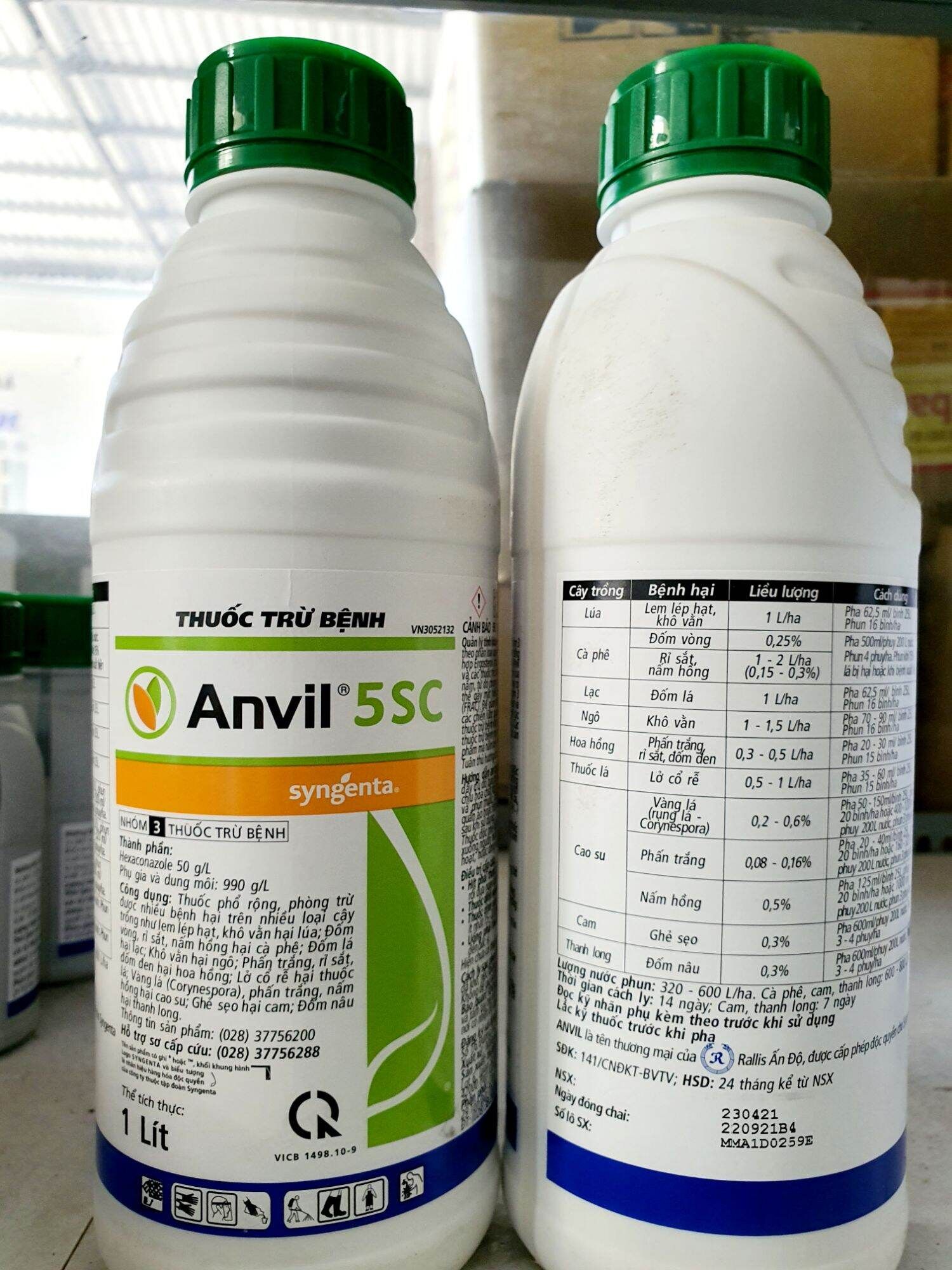 Thuốc trừ bệnh Anvil 5SC 1000ml tr - ANVIL 5SC 1 LIT