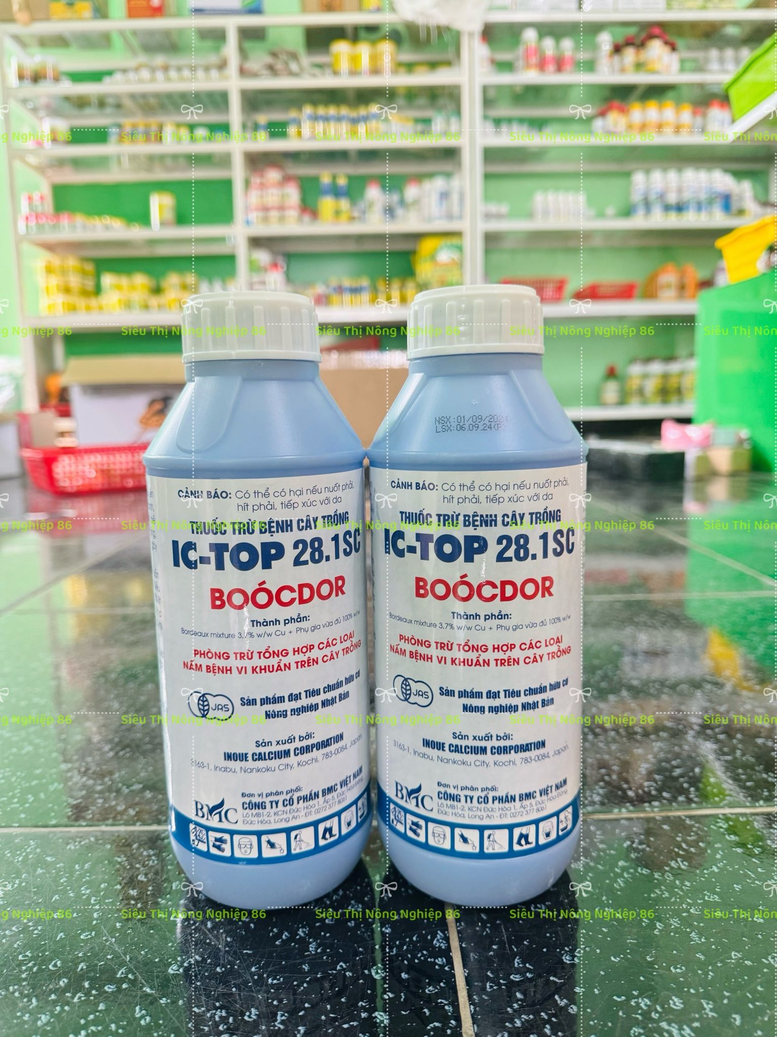 Thuốc trừ bệnh gốc đồng của Nhật IC TOP 28.1SC 1kg
