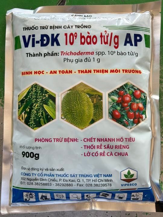 Nấm Đối Kháng TRICHODERMA SP (10^9 bào tử) - ĐẶC TRỊ THỐI RỂ - Lở Cổ rễ