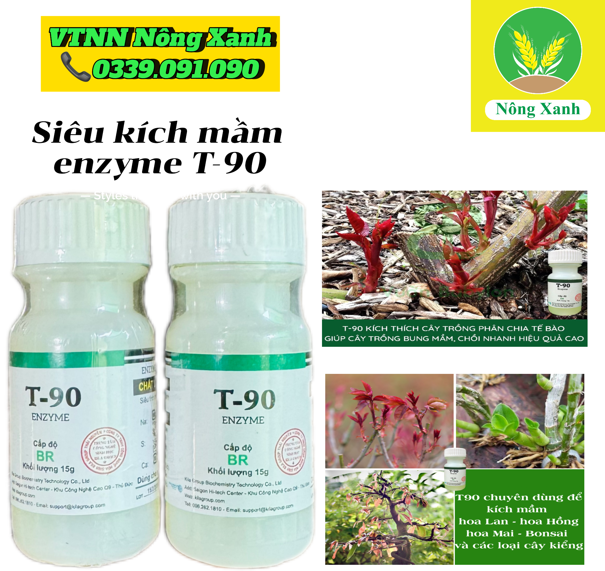 siêu kích mầm T90. t 90 (chính hãng) kích mầm cho cây mai vàng,lan và hoa hồng