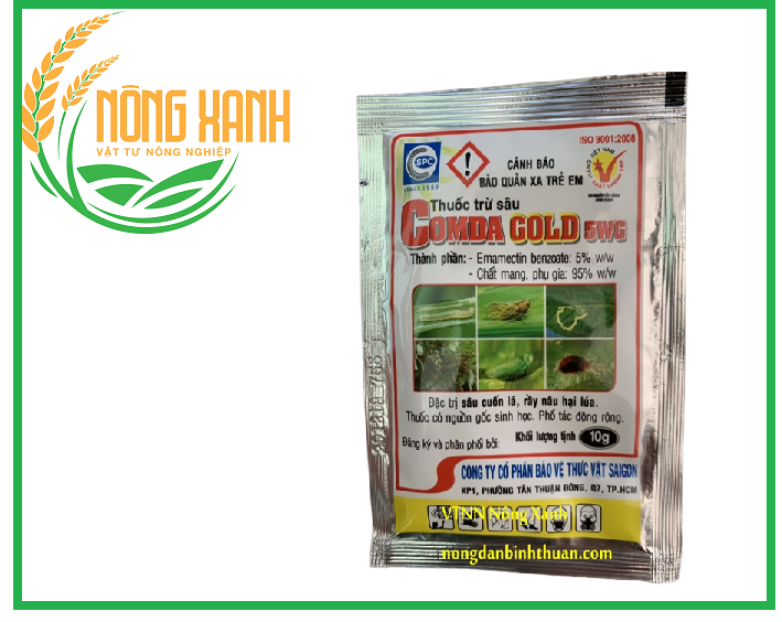 Trừ sâu sinh học Comda gold 5wg