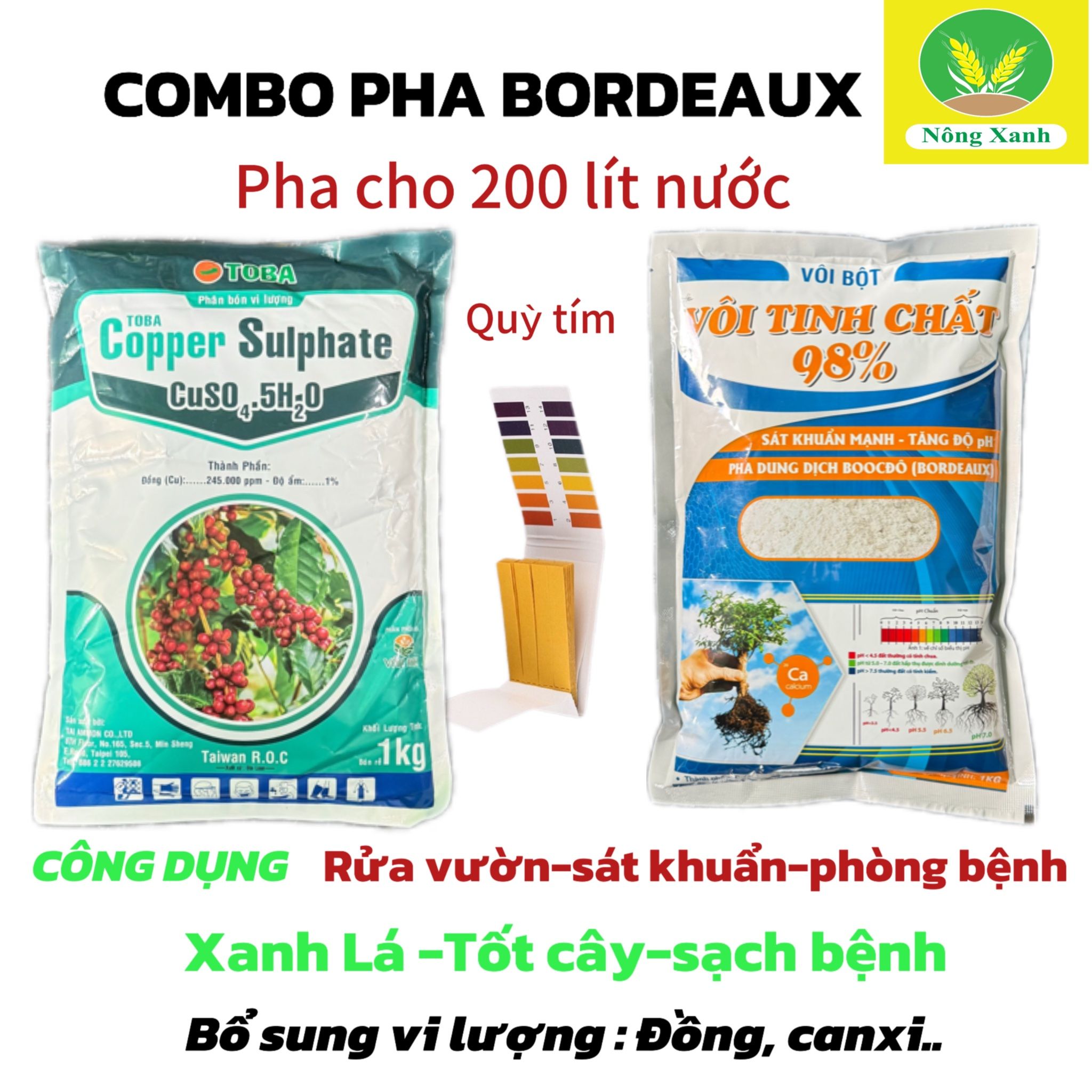 THUỐC TRỪ NẤM BỆNH BORDEAUX 25WP (BOOC-ĐÔ)