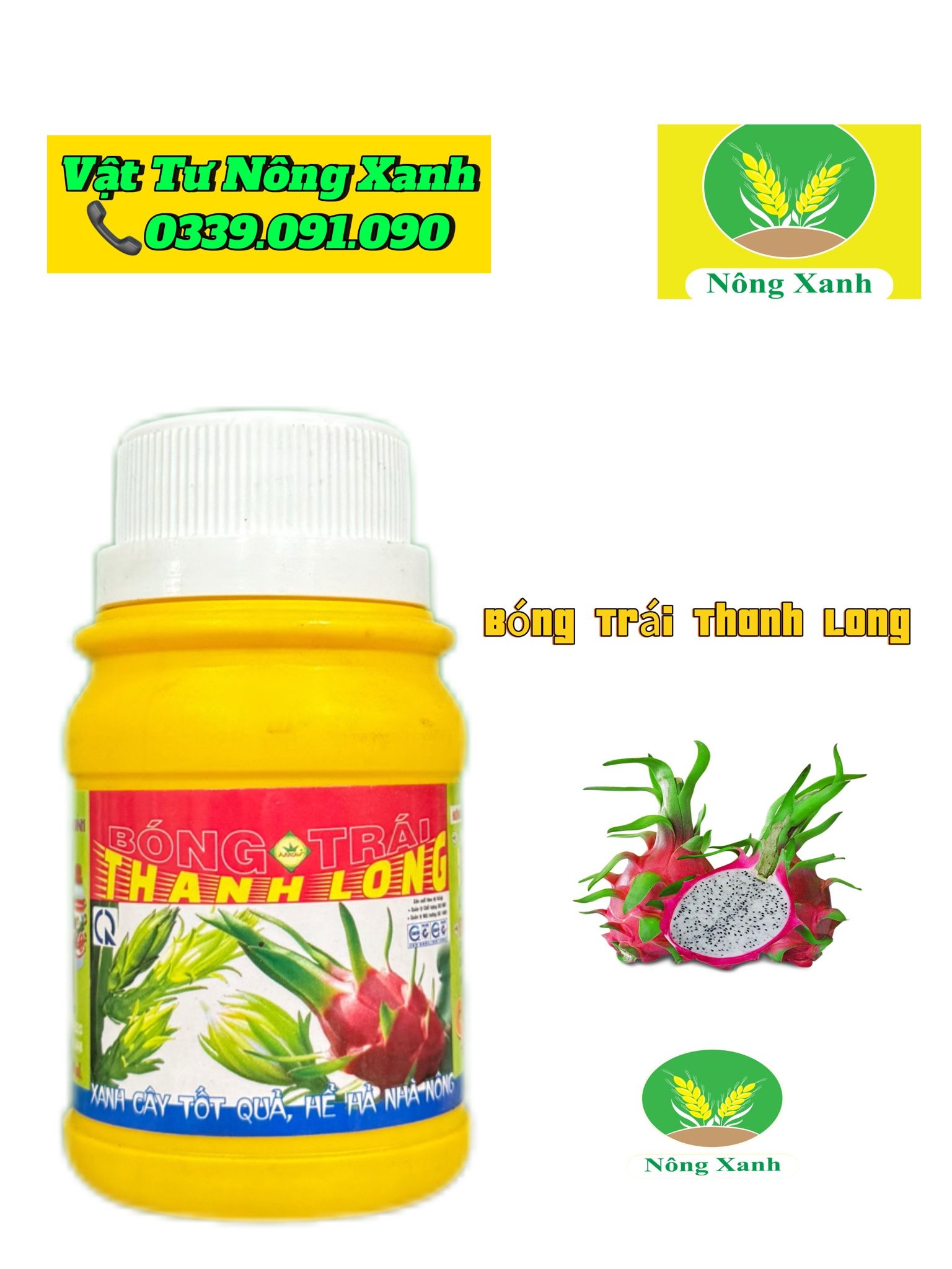 Thuốc Bóng trái thanh long - làm bóng trái thanh long chai 100ml