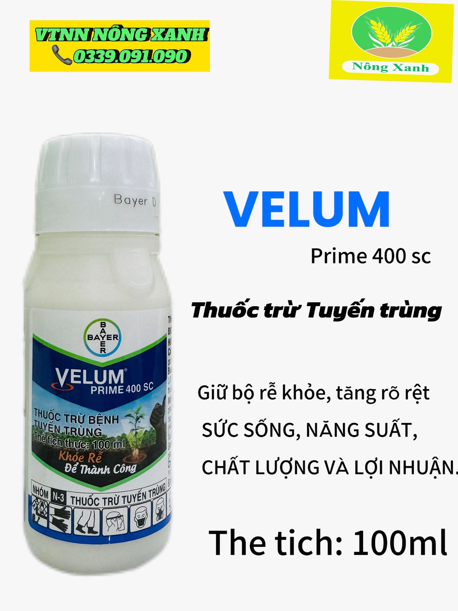 VELUM PRIME 400SC – THUỐC TRỪ BỆNH ĐẶC TRỊ TUYẾN TRÙNG