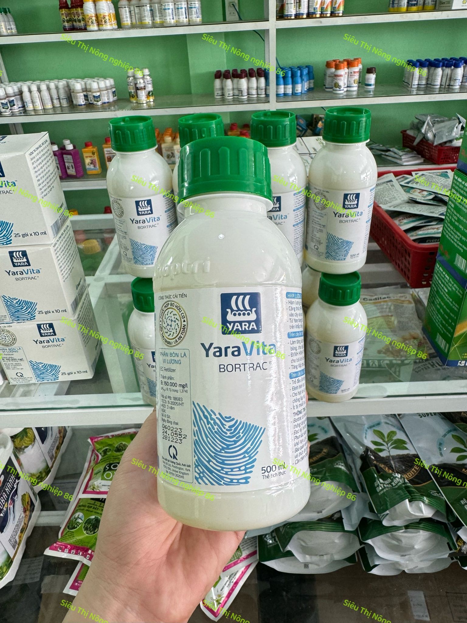 BOTRAC PHÂN BÓN LÁ CHỐNG RỤNG HOA RỤNG TRÁI NON CHO CÂY 500ml - BO 500ML