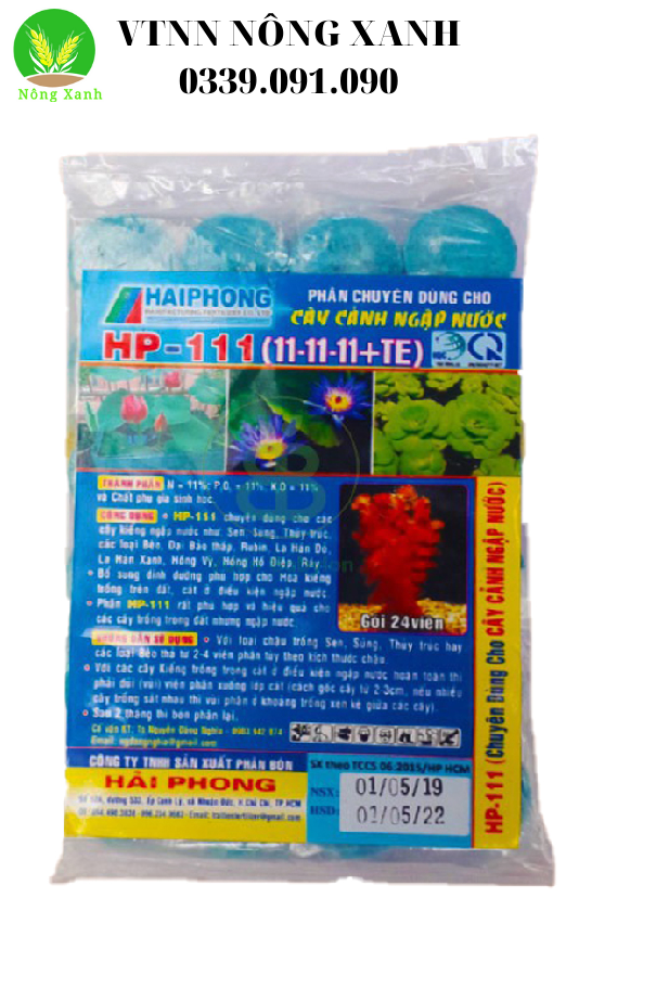 phân bón viên nén hồ thuỷ sinh HP 111