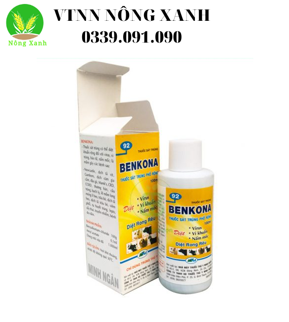 Bencona thuốc sát khuẩn chai 100ml
