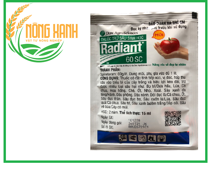Radiant 60SC - Thuốc Đặc Trị Bọ Trĩ - Trừ Sâu Sinh Học
