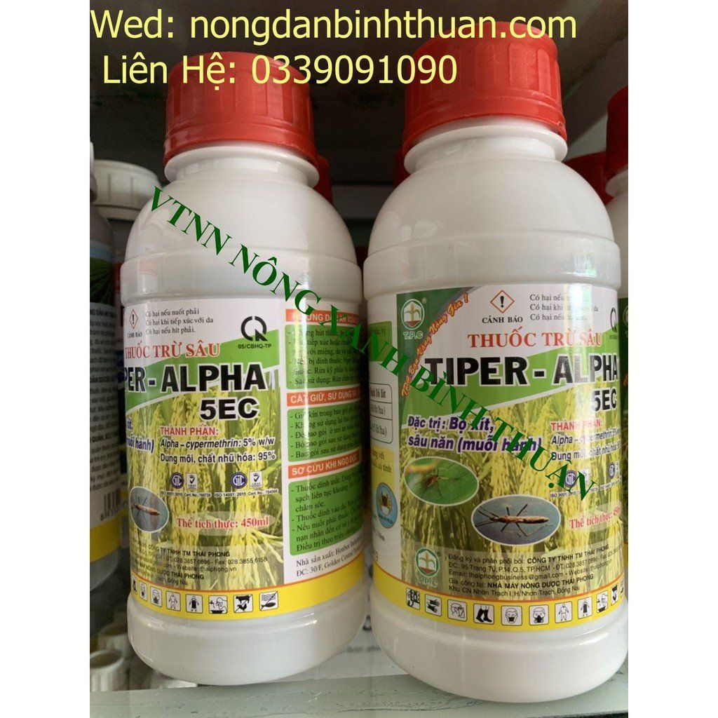 Thuốc trừ sâu bọ xít - TIPER ALPHA 5EC chai 500ml