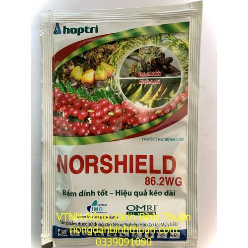 NỌC SIÊU, ĐỒNG ĐỎ trừ bệnh cây trồng Norshield 86.2WG - NORSHIELD