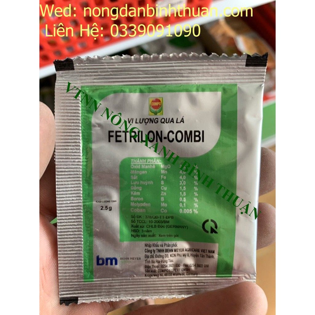 Vi Lượng Fetrilon combi 2.5 - Phân bón lá vi lượng