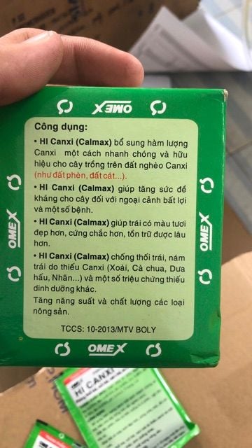 Phân Bón Lá Hi canxi - Canxi nhập khẩu