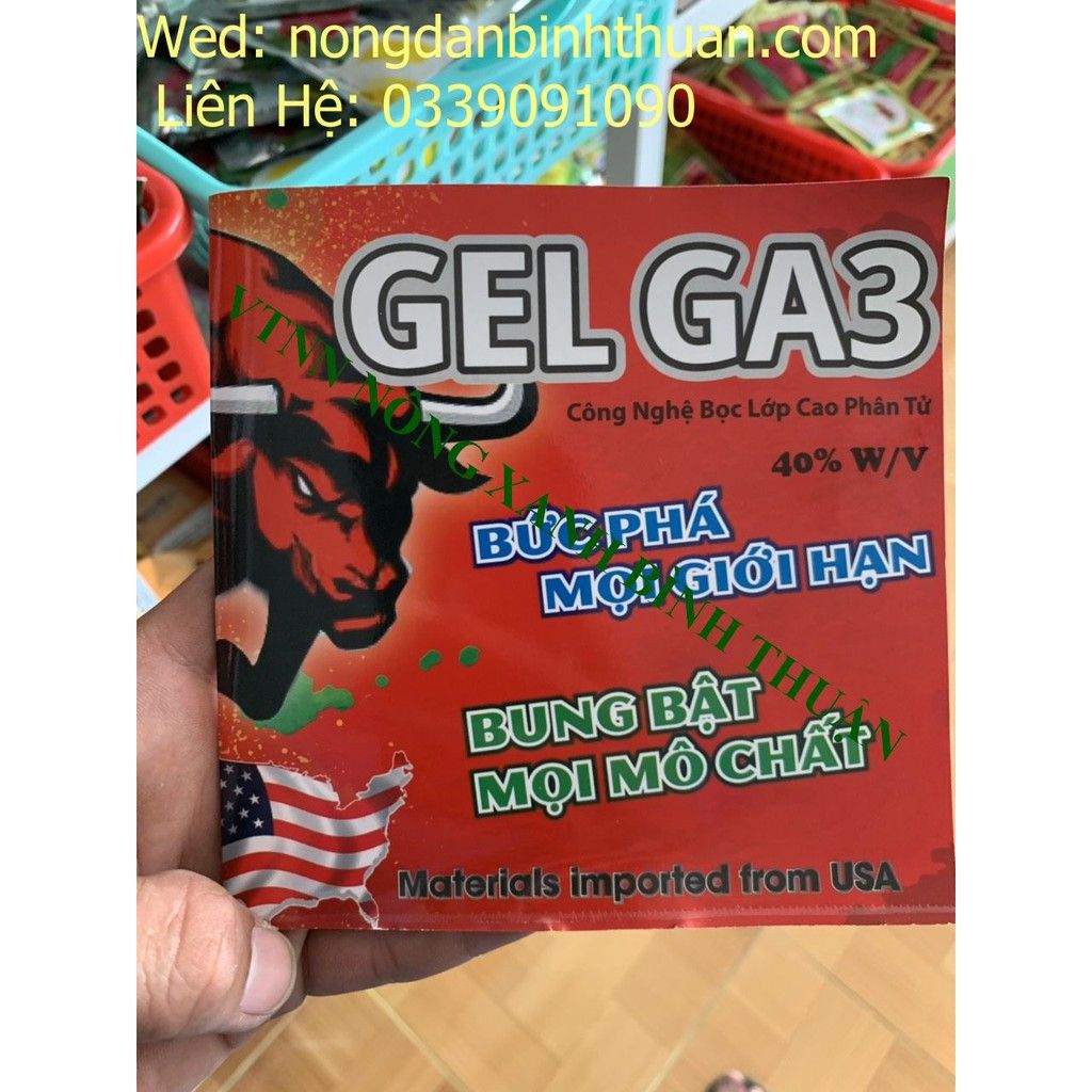 GEL GA3 Công ty Fnano - GA3 dạng Gel - Kích Thích tăng trưởng MẠNH