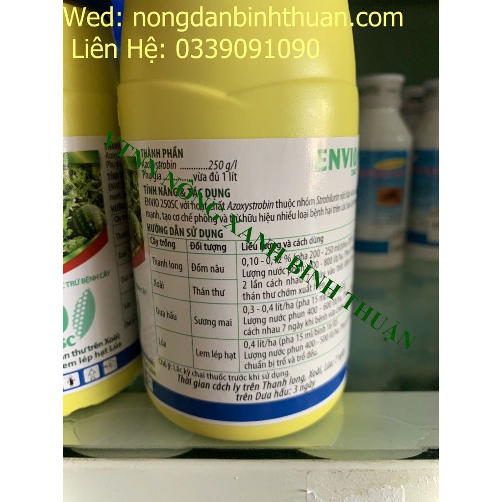 ENVIO 250EC Trừ Bệnh Đốm Nâu Thanh Long - Bệnh Thán Thư Cây Trồng