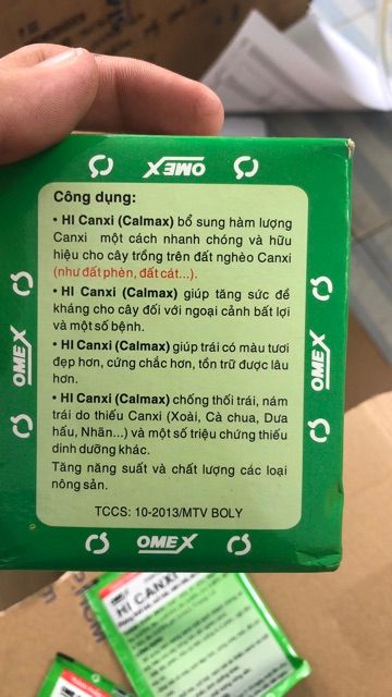 Phân bón lá Hi CANXI - Canxi dạng nước