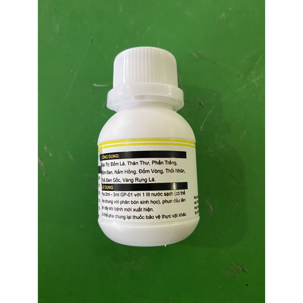 GP - 01 Đặc Trị BỆNH Thán Thư, ĐỐM VÒNG, CHÁY BÌA LÁ, ĐỐM LÁ
