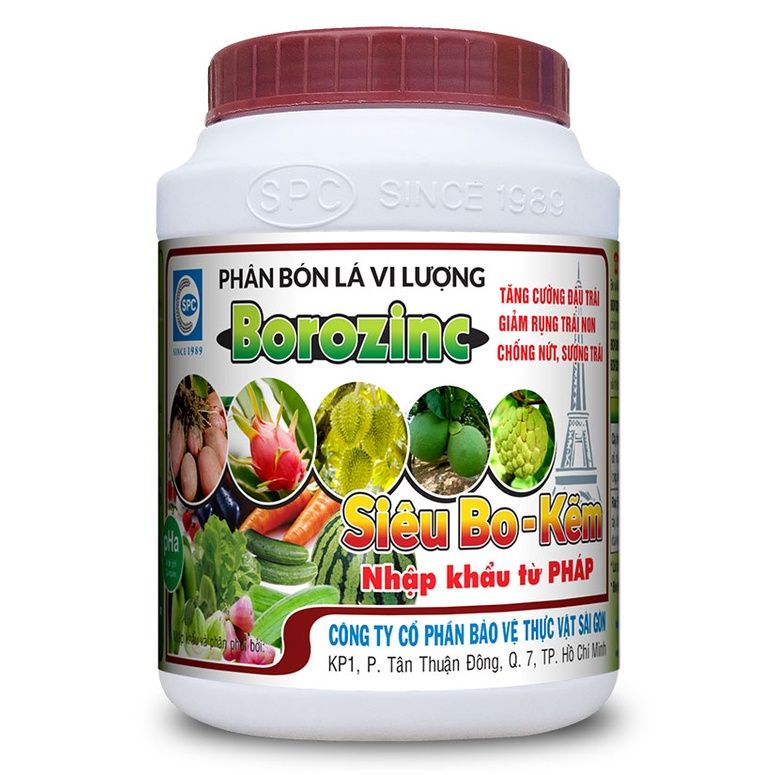 Phân bón lá Phục Hồi Cây Suy yếu Siêu Bo - kẽm (nhập khẩu từ pháp)