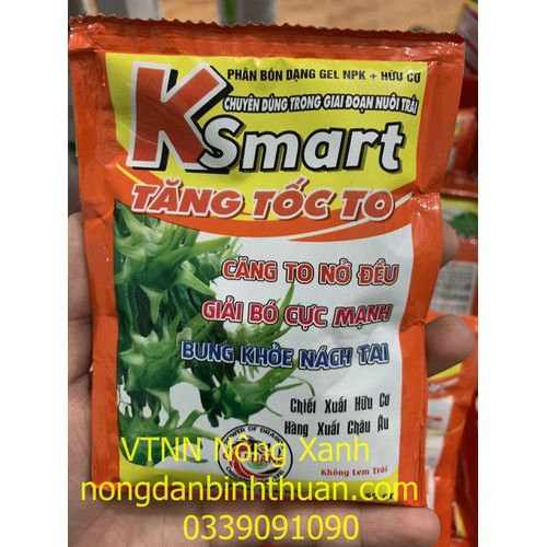 Phân Bón lá Ksmart Tăng tốc to - CHUYÊN DÙNG CHO THANH LONG