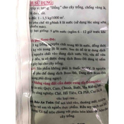 Tinh thể Đồng xanh CUSO4 - đồng1kg