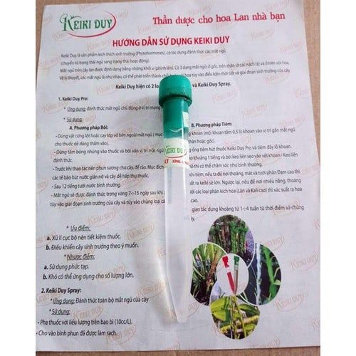 Kieki Duy spray thần dược cho hoa lan - KIEKI XANH