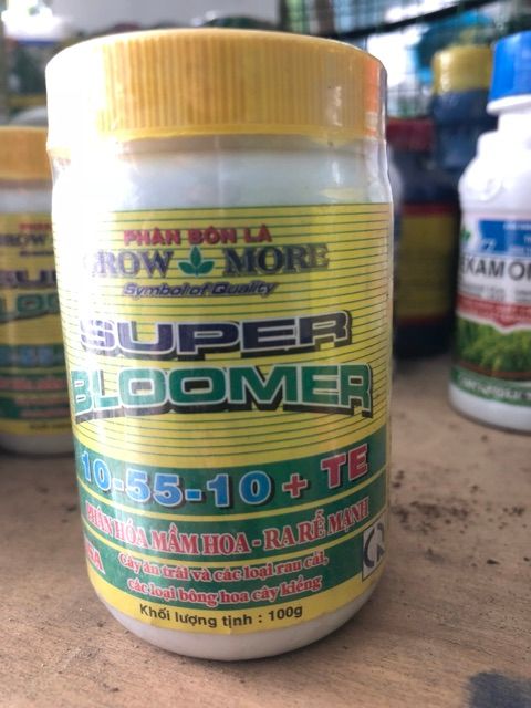 Grow More 10-55-10 + TE BLOOM (Siêu Lân)