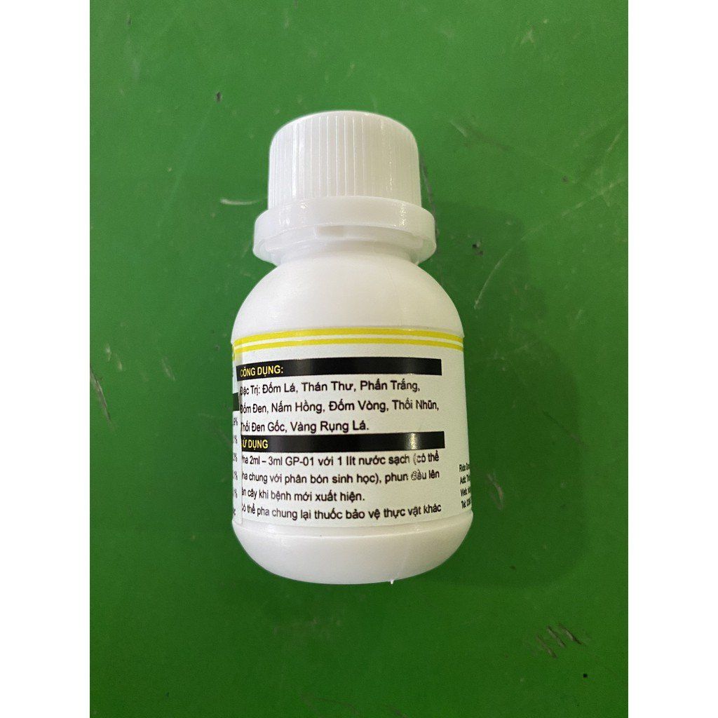 GP-01 Chuyên Trị Gỉ Sắt, Đốm Đen, Phấn Trắng Trên Hoa Hồng (AN TOÀN CHO NGƯỜI DÙNG - CHIẾT XUẤT TỪ NẤM Oomycota)