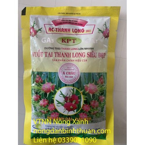 PHÂN BÓN TĂNG TRƯỞNG MẠNH - Vuốt Tai thanh long siêu đẹp gói 100gr